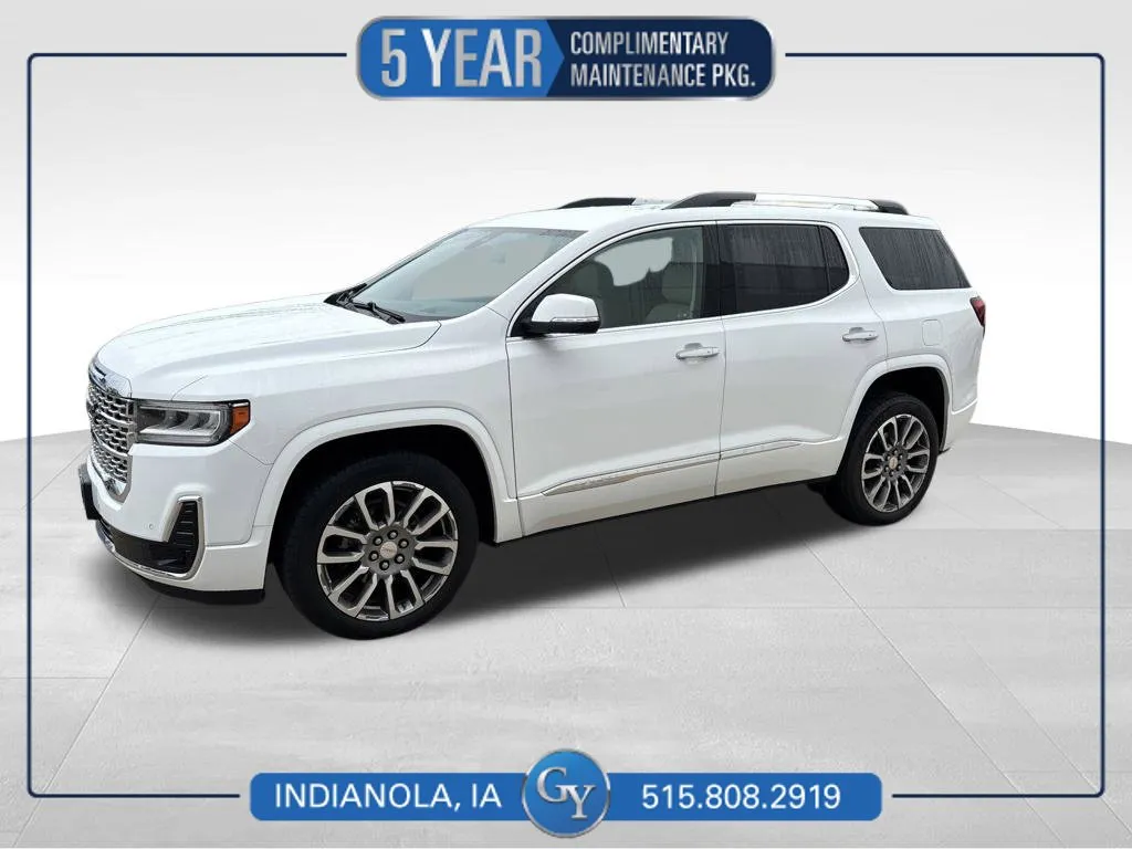 White 2023 GMC Acadia Denali for sale in Indianola, IA