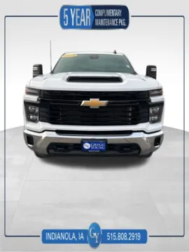 White 2025 Chevrolet Silverado 2500HD Work Truck for sale in Indianola, IA