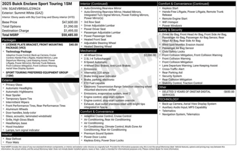 Photos of 2025 Buick Enclave Sport Touring for sale in Indianola, IA at Gregg Young Buick GMC Indianola