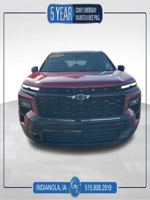 Red 2024 Chevrolet Traverse RS for sale in Indianola, IA