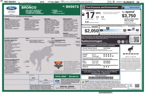 Photos of 2022 Ford Bronco Badlands for sale in Indianola, IA at Gregg Young Buick GMC Indianola