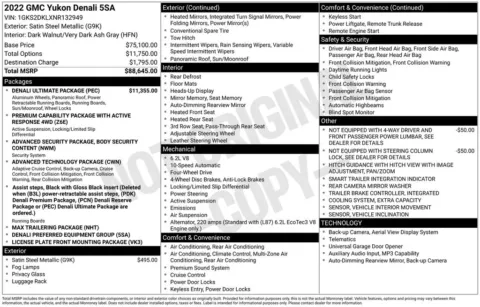 Photos of 2022 GMC Yukon Denali for sale in Indianola, IA at Gregg Young Buick GMC Indianola