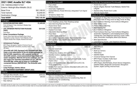 Photos of 2021 GMC Acadia SLT for sale in Indianola, IA at Gregg Young Buick GMC Indianola