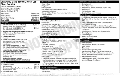 Photos of 2025 GMC Sierra 1500 SLT for sale in Indianola, IA at Gregg Young Buick GMC Indianola
