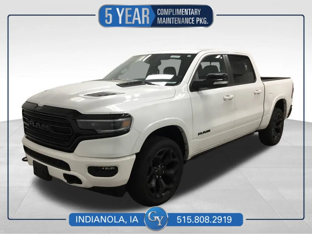 White 2022 Ram 1500 Limited for sale in Indianola, IA
