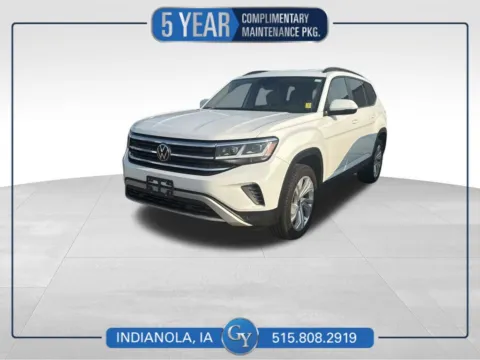 White 2023 Volkswagen Atlas 3.6L V6 SE w/Technology for sale in Indianola, IA
