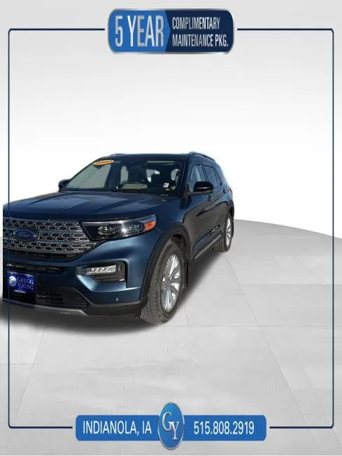 Blue 2020 Ford Explorer Limited for sale in Indianola, IA