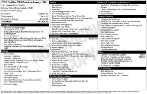 Photos of 2025 Cadillac XT5 Premium Luxury for sale in Indianola, IA at Gregg Young Buick GMC Indianola