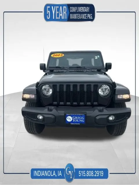 Black 2023 Jeep Wrangler Sahara for sale in Indianola, IA