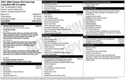 Photos of 2021 GMC Canyon AT4 w/Leather for sale in Indianola, IA at Gregg Young Buick GMC Indianola