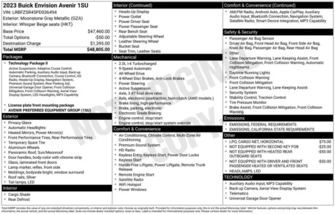 Photos of 2023 Buick Envision Avenir for sale in Indianola, IA at Gregg Young Buick GMC Indianola