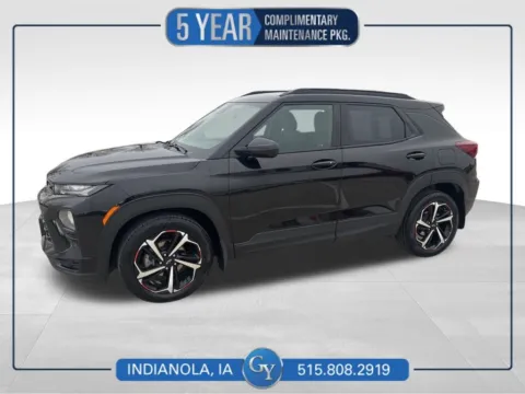 Black 2022 Chevrolet TrailBlazer RS for sale in Indianola, IA