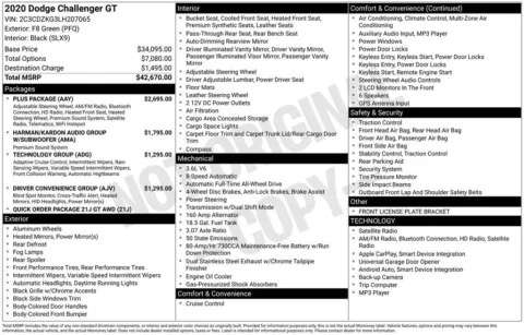 Photos of 2020 Dodge Challenger GT for sale in Indianola, IA at Gregg Young Buick GMC Indianola