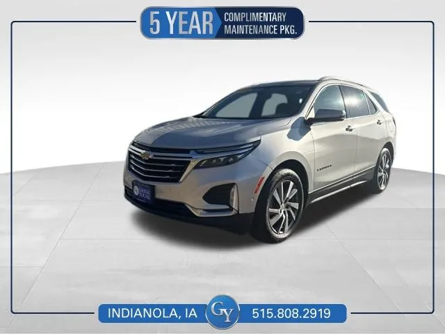 Silver 2022 Chevrolet Equinox Premier for sale in Indianola, IA