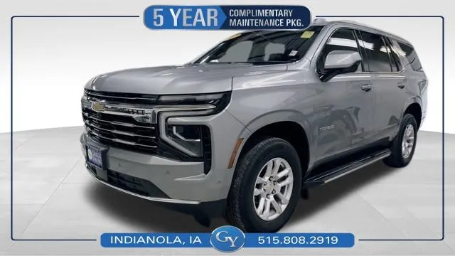 Gray 2025 Chevrolet Tahoe LT for sale in Indianola, IA
