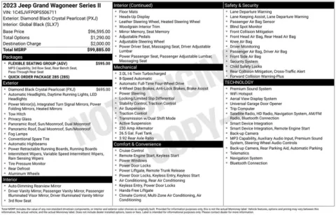 Photos of 2023 Jeep Grand Wagoneer Series II for sale in Indianola, IA at Gregg Young Buick GMC Indianola