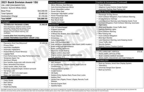 Photos of 2021 Buick Envision Avenir for sale in Indianola, IA at Gregg Young Buick GMC Indianola