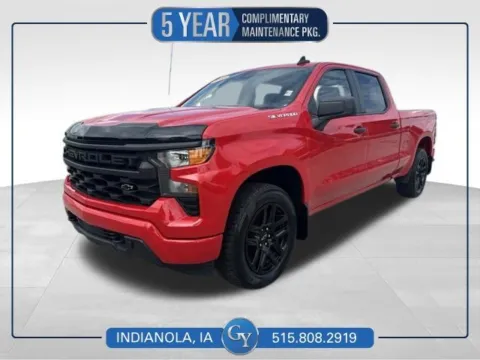 Red 2023 Chevrolet Silverado 1500 Custom for sale in Indianola, IA
