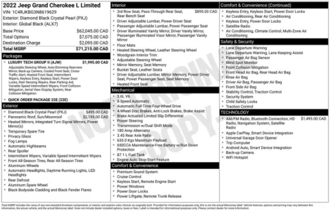 Photos of 2022 Jeep Grand Cherokee L Limited for sale in Indianola, IA at Gregg Young Buick GMC Indianola