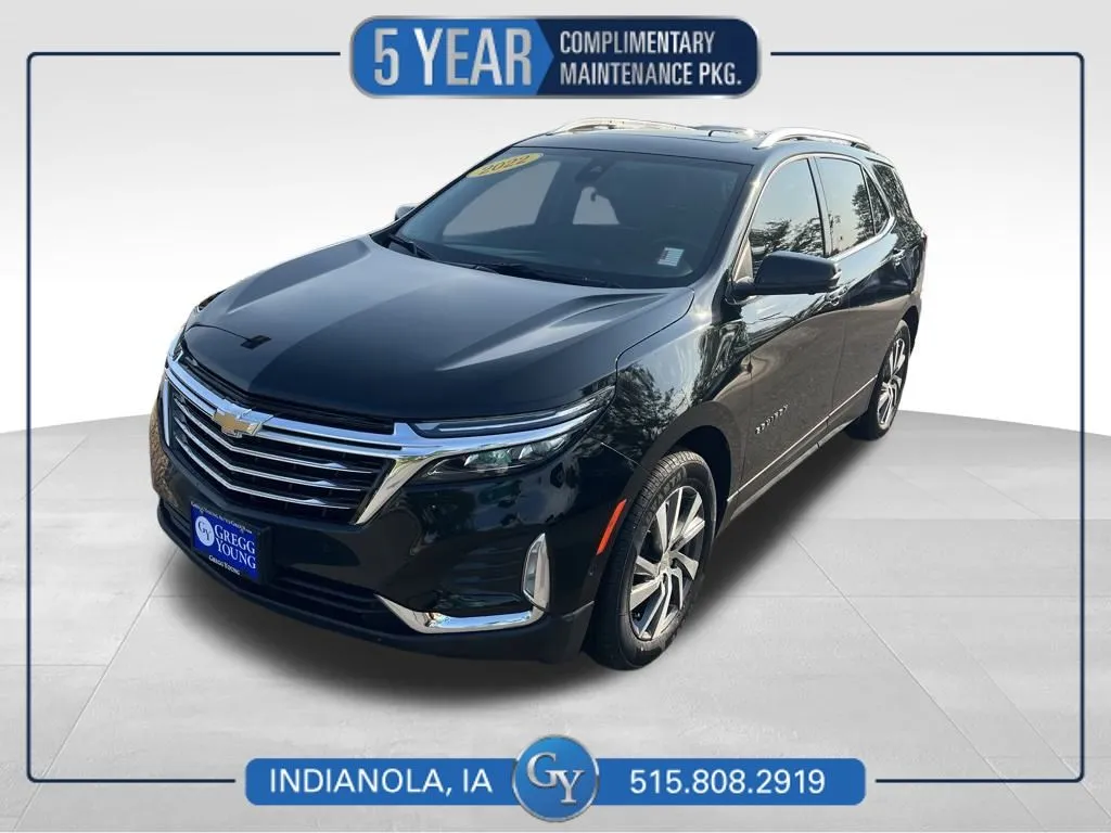 Black 2022 Chevrolet Equinox Premier for sale in Indianola, IA