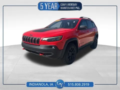Red 2019 Jeep Cherokee Trailhawk for sale in Indianola, IA