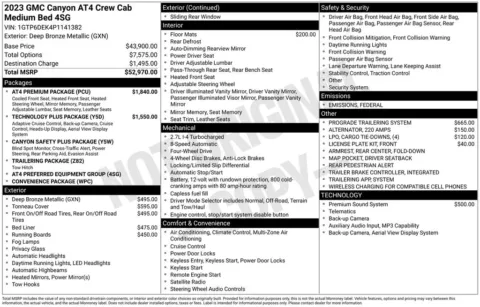 Photos of 2023 GMC Canyon AT4 for sale in Indianola, IA at Gregg Young Buick GMC Indianola