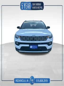 White 2024 Jeep Compass Limited for sale in Indianola, IA