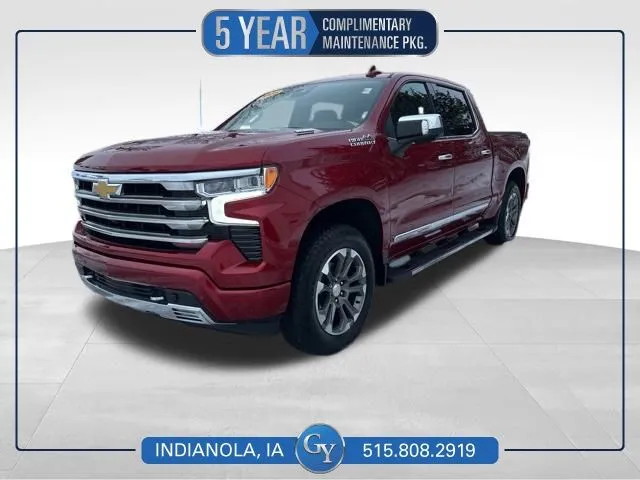Red 2025 Chevrolet Silverado 1500 High Country for sale in Indianola, IA