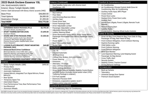 Photos of 2023 Buick Enclave Essence for sale in Indianola, IA at Gregg Young Buick GMC Indianola