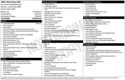 Photos of 2021 Kia Forte LXS for sale in Indianola, IA at Gregg Young Buick GMC Indianola