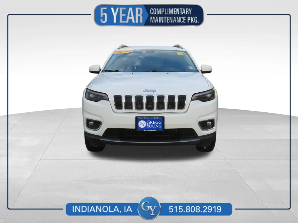 White 2020 Jeep Cherokee Limited for sale in Indianola, IA