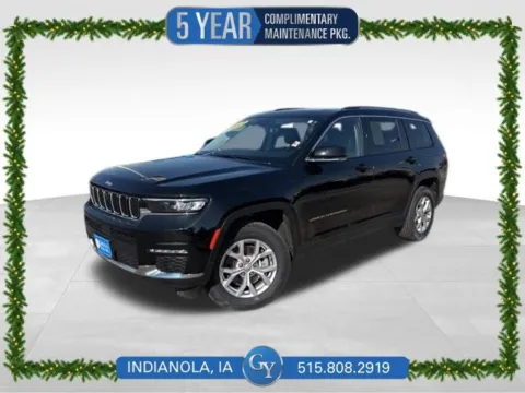 Black 2022 Jeep Grand Cherokee L Limited for sale in Indianola, IA