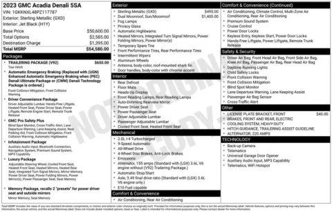 Photos of 2023 GMC Acadia Denali for sale in Indianola, IA at Gregg Young Buick GMC Indianola