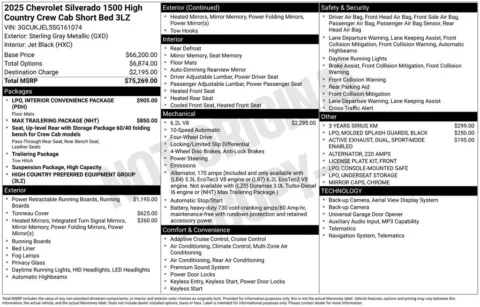 Photos of 2025 Chevrolet Silverado 1500 High Country for sale in Indianola, IA at Gregg Young Buick GMC Indianola