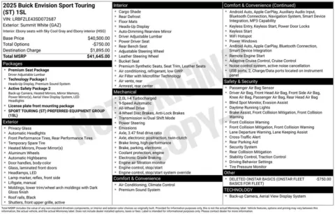 Photos of 2025 Buick Envision Sport Touring for sale in Indianola, IA at Gregg Young Buick GMC Indianola