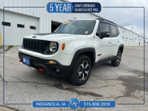 White 2020 Jeep Renegade Trailhawk for sale in Indianola, IA