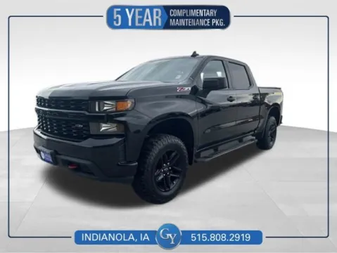 Black 2021 Chevrolet Silverado 1500 Custom Trail Boss for sale in Indianola, IA