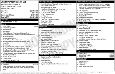 Photos of 2022 Hyundai Santa Fe SEL for sale in Indianola, IA at Gregg Young Buick GMC Indianola