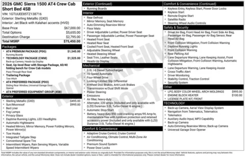 Photos of 2026 GMC Sierra 1500 AT4 for sale in Indianola, IA at Gregg Young Buick GMC Indianola