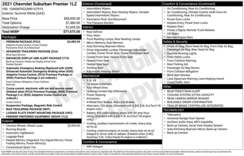 Photos of 2021 Chevrolet Suburban Premier for sale in Indianola, IA at Gregg Young Buick GMC Indianola