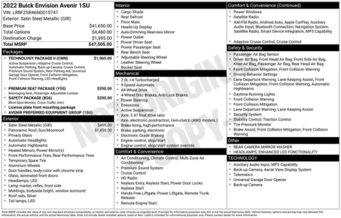 Photos of 2022 Buick Envision Avenir for sale in Indianola, IA at Gregg Young Buick GMC Indianola