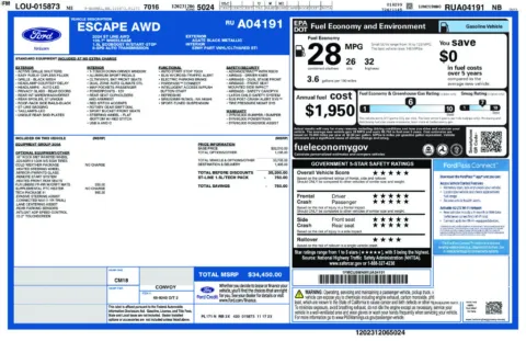 Photos of 2024 Ford Escape ST-Line for sale in Indianola, IA at Gregg Young Buick GMC Indianola