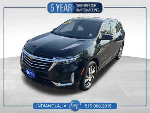 Black 2022 Chevrolet Equinox Premier for sale in Indianola, IA