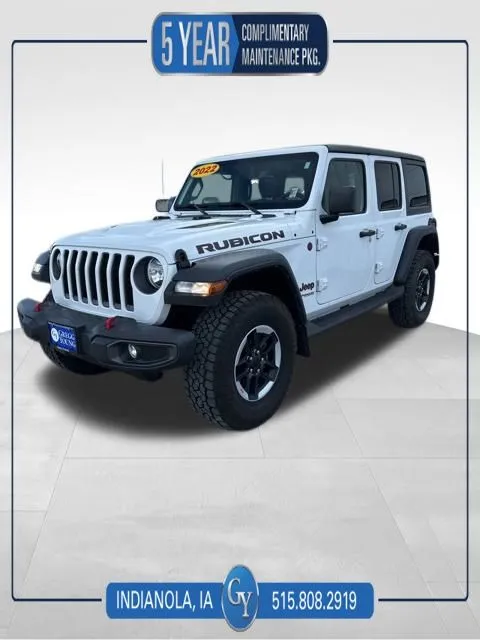 White 2022 Jeep Wrangler Unlimited Rubicon for sale in Indianola, IA