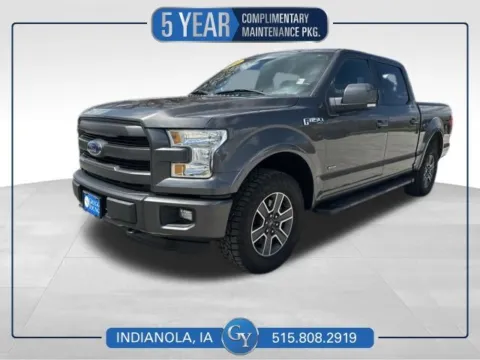 Gray 2015 Ford F-150 Lariat for sale in Indianola, IA