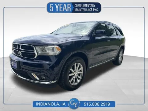 Blue 2017 Dodge Durango SXT for sale in Indianola, IA