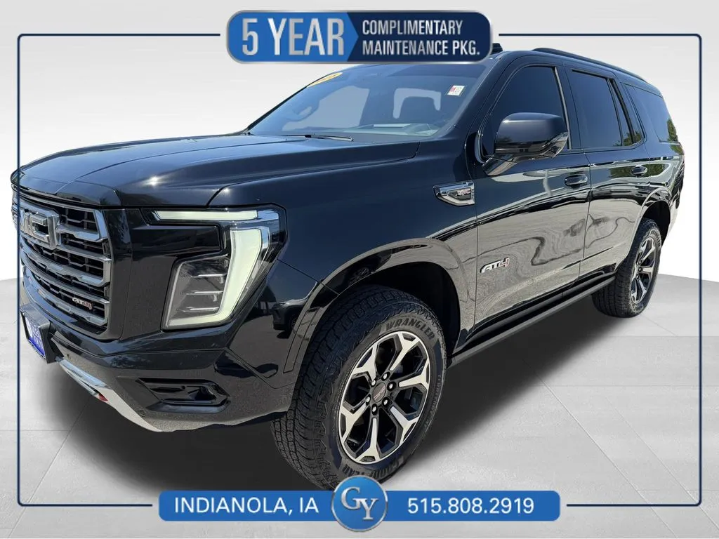 Black 2025 GMC Yukon AT4 for sale in Indianola, IA