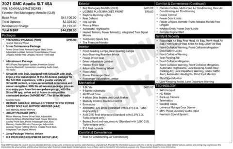 Photos of 2021 GMC Acadia SLT for sale in Indianola, IA at Gregg Young Buick GMC Indianola