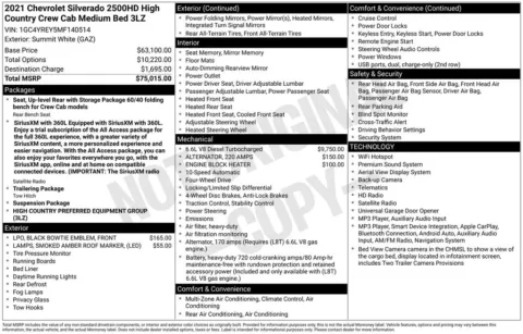 Photos of 2021 Chevrolet Silverado 2500 HD High Country for sale in Indianola, IA at Gregg Young Buick GMC Indianola