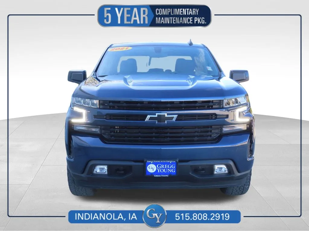 Blue 2021 Chevrolet Silverado 1500 RST for sale in Indianola, IA